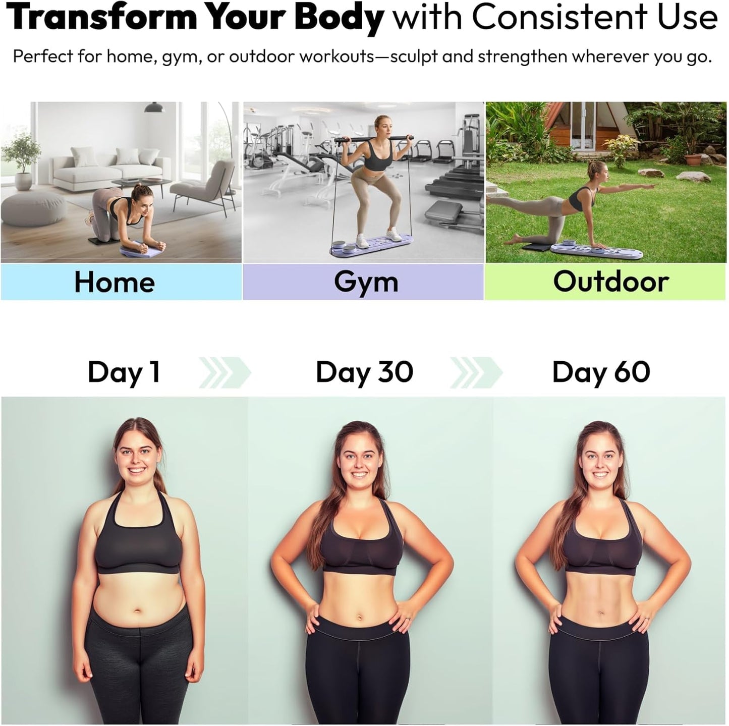 Pilates Reformer Equipment Board