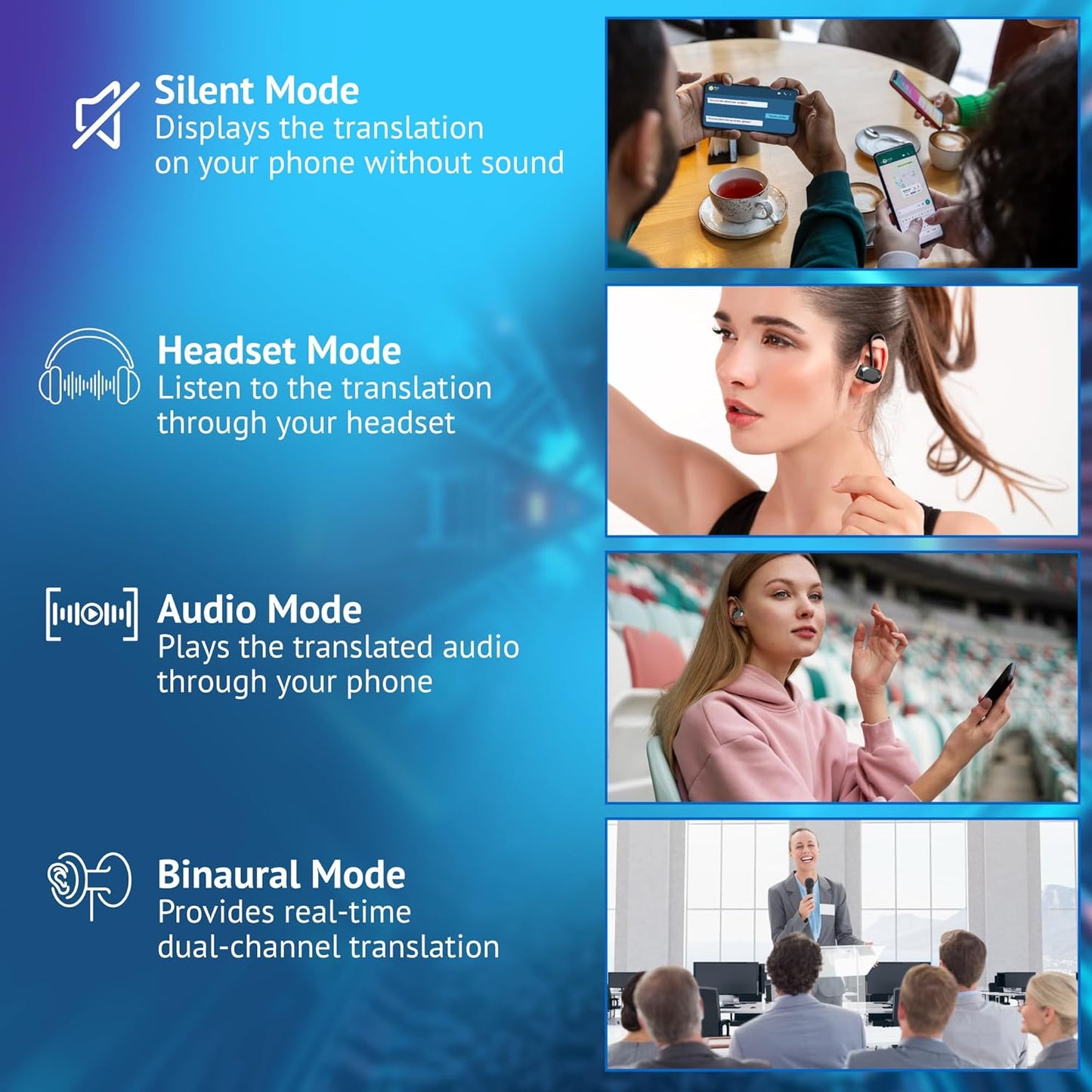 AI Language Translation Earbuds