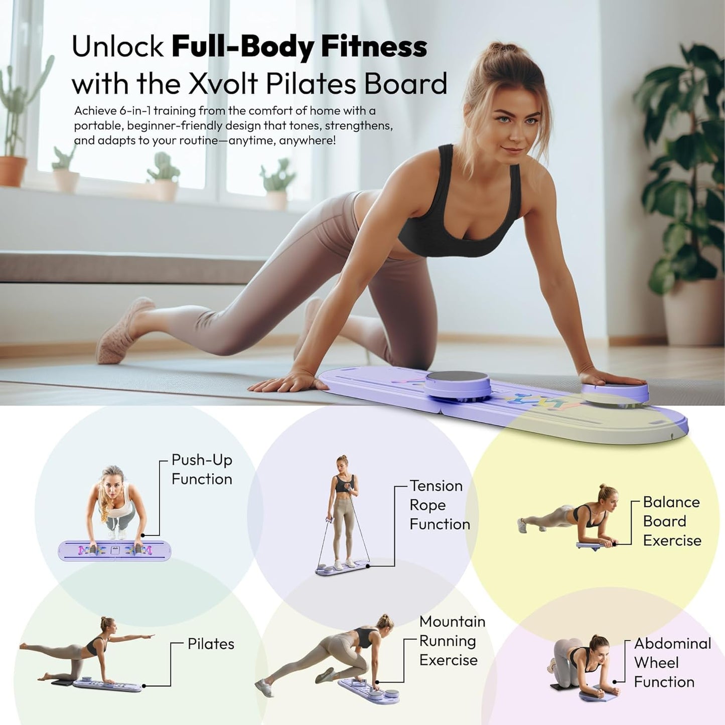 Pilates Reformer Equipment Board