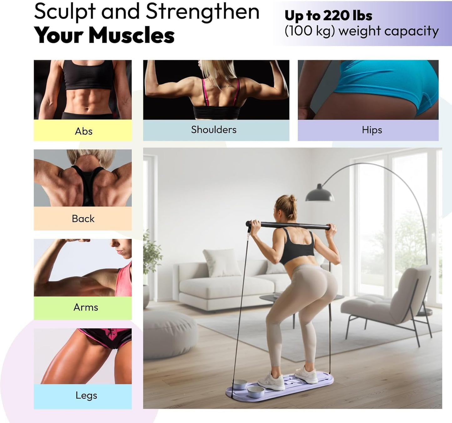 Pilates Reformer Equipment Board