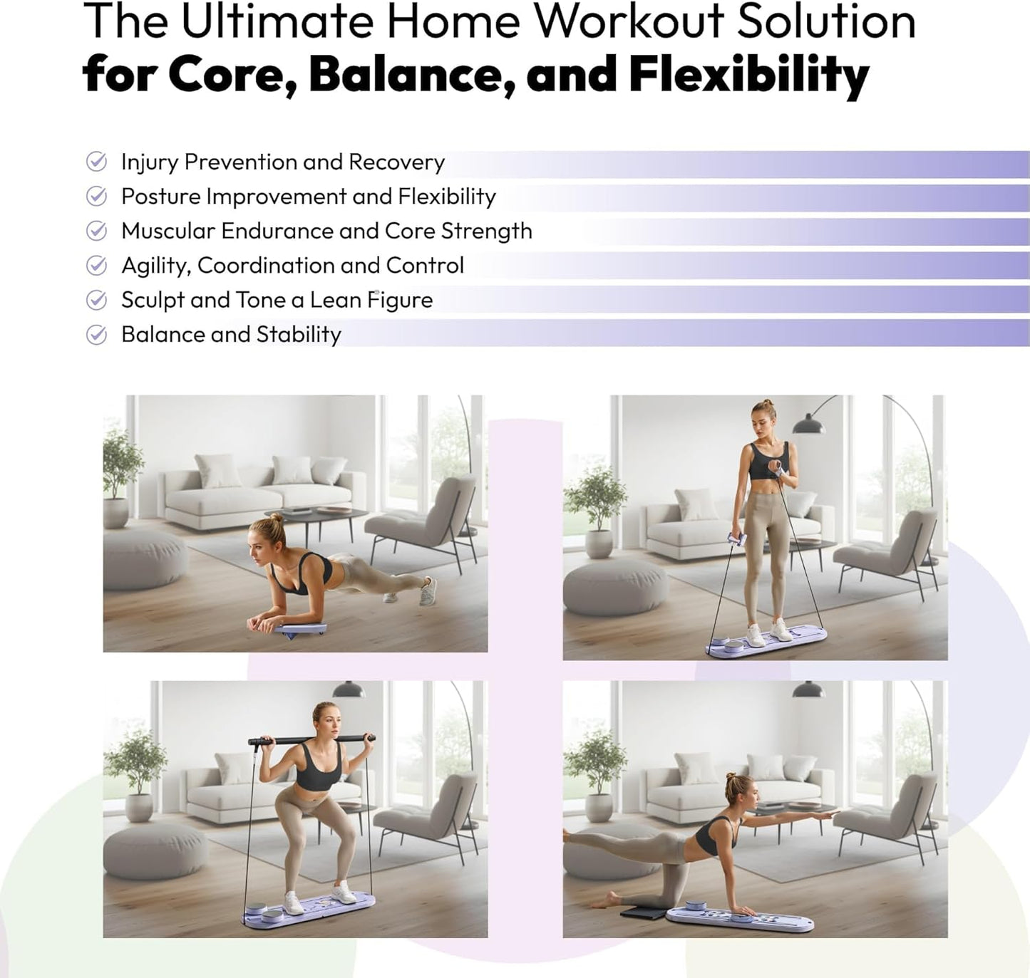 Pilates Reformer Equipment Board