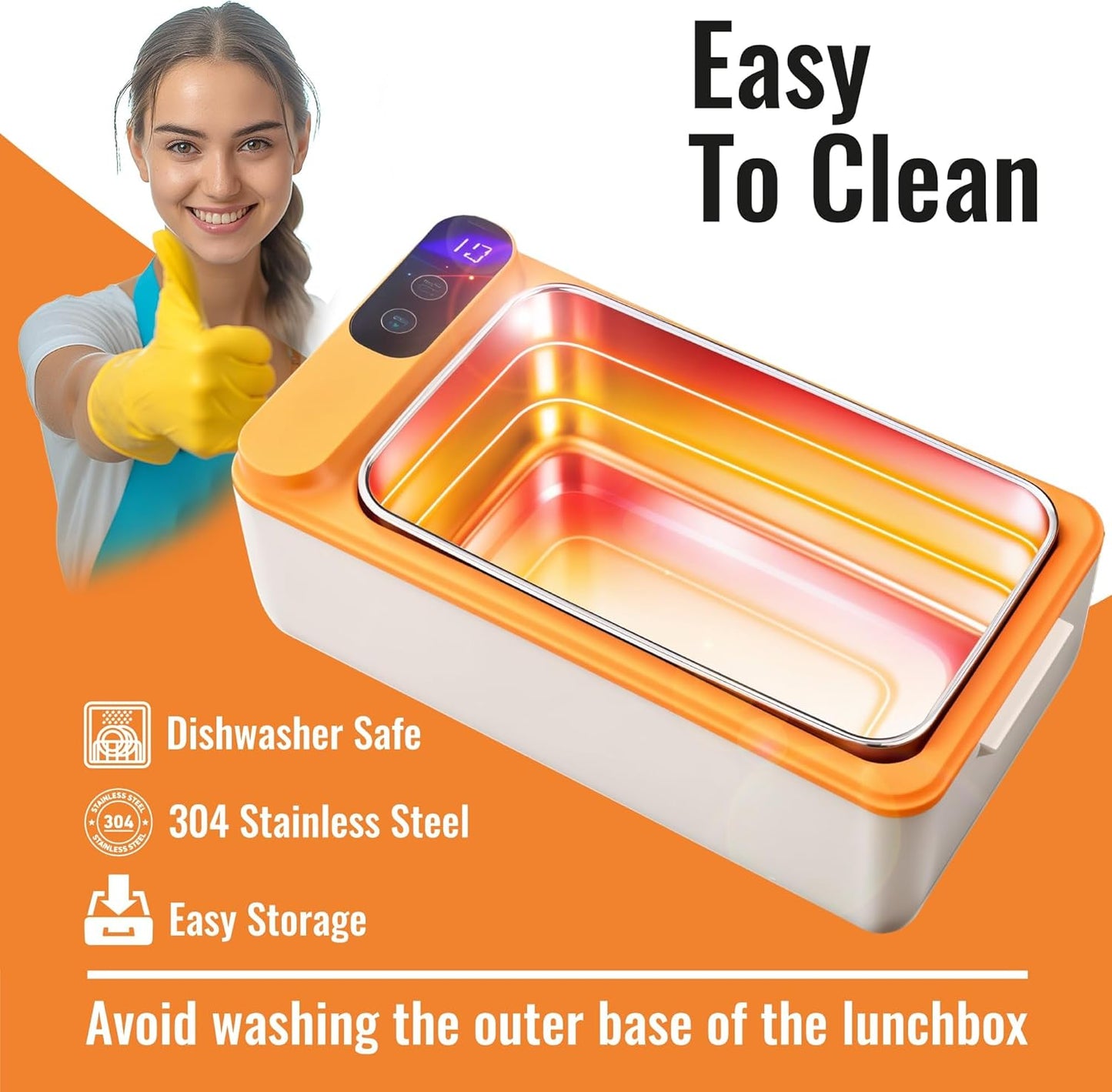 Rechargeable Electric Heated Lunch Box