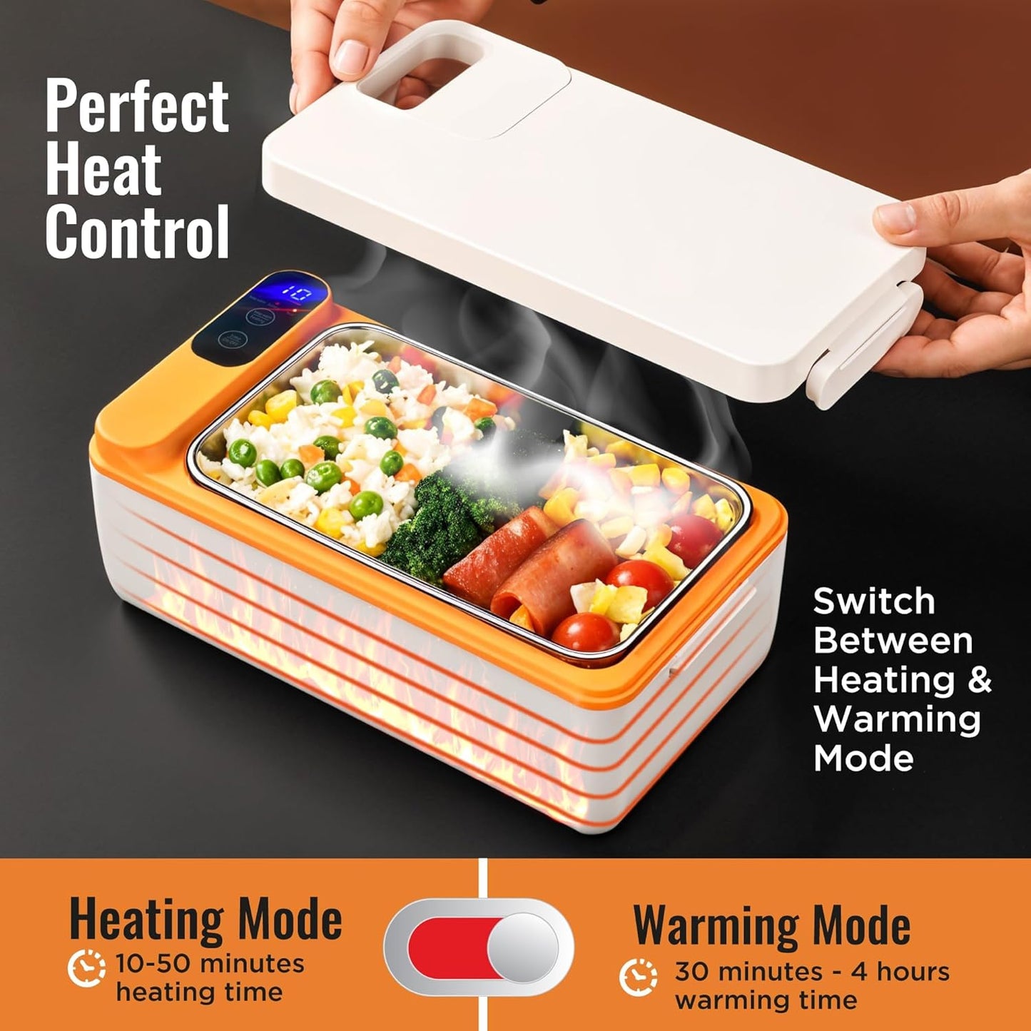 Rechargeable Electric Heated Lunch Box
